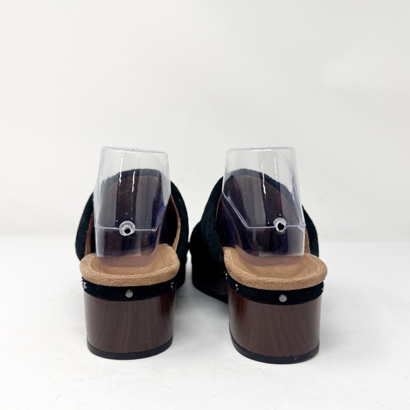 Vionic Kacie Suede Comfort Clogs Black Size 9 - Picture 6 of 10